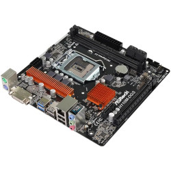 ASROCK Main Board Desktop H110 (S1151, 2xDDR4,1xPCI E 3.0 x16,1xPCI E 2.0x1, SATA III, GLAN, DVD-D, USB3.0)micro ATX retail - 2