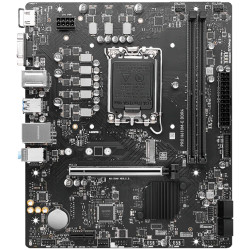 MSI PRO H610M-E DDR4, Micro-ATX, Socket 1700, Dual Channel DDR4 3200(OC)MHz, 1x PCIe x16 slots, 1x M.2 slots, 1x HDMI, 1 x VGA, 