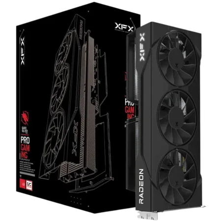XFX Swift AMD Radeon RX 9060 XT OC Triple Fan 16GB GDDR6 128-bit HDMI 2x DP - 1