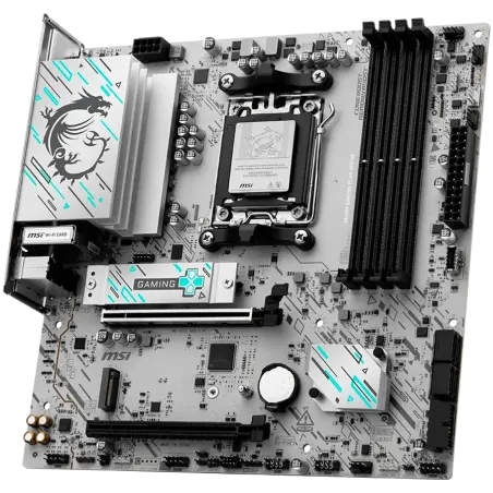 MSI B840M GAMING PLUS WIFI6E, mATX, Socket AM5, 4x DDR5 Dual Channel DDR5 up to 8000(OC)MHz, 2x PCIe x16 slot, 2x M.2 slot, 4x U