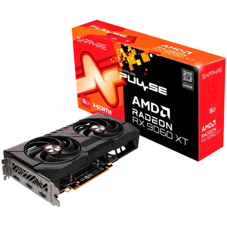 SAPPHIRE PULSE AMD RADEON RX 9060 XT GAMING OC 16GB DUAL HDMI / DP - 1
