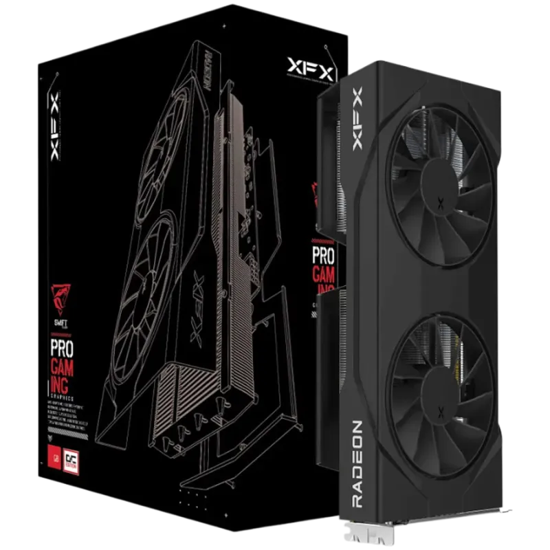 XFX Swift AMD Radeon RX 9060 XT OC 16GB GDDR6 128-bit HDMI 2x DP - 1