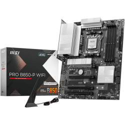 MSI PRO B850-P WIFI, ATX, Socket AM5, 4x DDR5 Dual Channel DDR5 up to 8200(OC)MHz, 4x PCIe 3.0 16 slots, 3x M.2 slots, 4x USB 2.