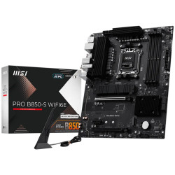 MSI PRO B850-S WIFI6E, ATX, Socket AM5, 4x DDR5 Dual Channel up to 8200(OC)MHz, 2x PCIe x16 slot, 2x M.2 slot, 4x USB 5Gbps, 3x 