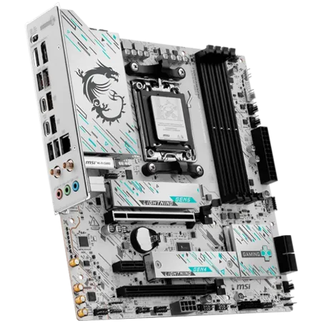 MSI B850M GAMING PLUS WIFI, mATX, Socket AM5, 4x DDR5 Dual Channel DDR5 up to 8200(OC)MHz, 2x PCIe x16 slot, 2x M.2 slot, 3x USB