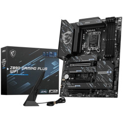 MSI Z890 GAMING PLUS WIFI LGA 1851, Dual Channel DDR5 up to 9200(OC)MHz, 3x PCIe x16 slots, 4x M.2 slot, 4xUSB 2.0, 2xUSB 5Gbps 