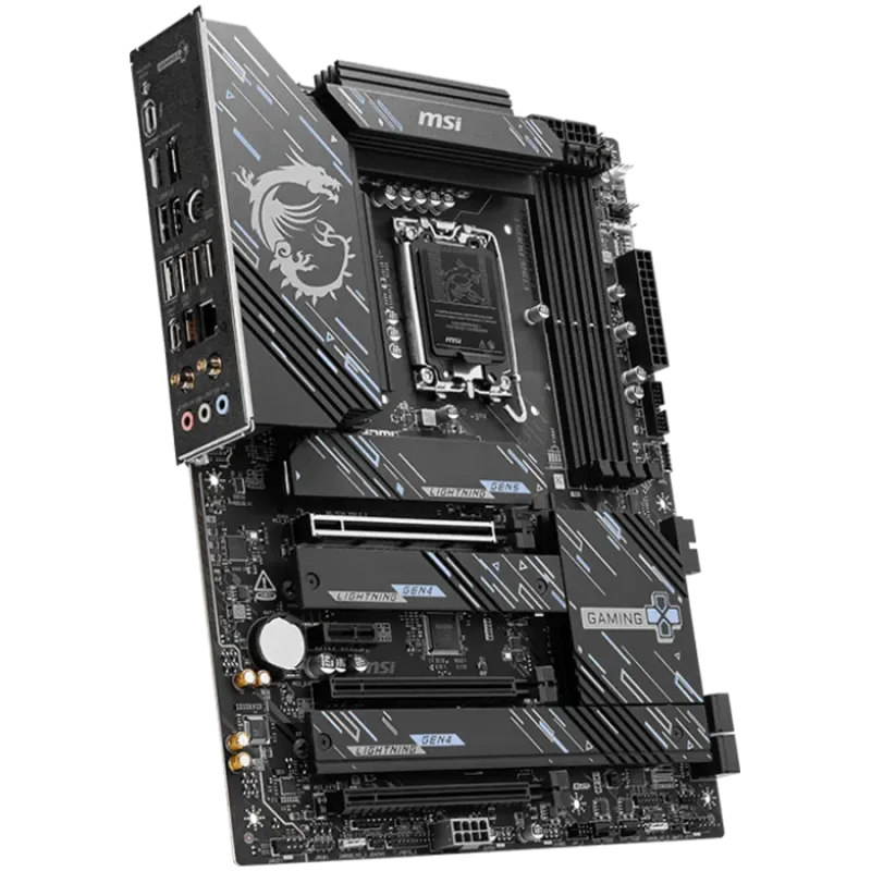 MSI Z890 GAMING PLUS WIFI LGA 1851, Dual Channel DDR5 up to 9200(OC)MHz, 3x PCIe x16 slots, 4x M.2 slot, 4xUSB 2.0, 2xUSB 5Gbps 