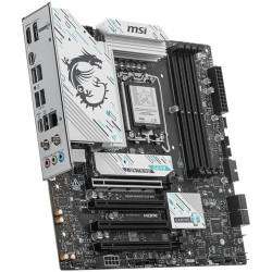 MSI PRO B860M GAMING PLUS WIFI, mATX, LGA 1851, 4x DDR5 Dual Channel DDR5 up to 8600(OC)MHz, 4x PCIe x16 slot, 3x M.2 slot, 2x U