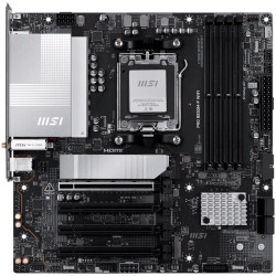 MSI PRO B850M-P WIFI, mATX, Socket AM5, 4x DDR5 Dual Channel DDR5 up to 8200(OC)MHz, 4x PCIe x16 slot, 3x M.2 slot, 4x USB 2.0, 