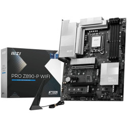 MSI PRO Z890-P WIFI, LGA 1851, Dual Channel DDR5 up to 9200(OC)MHz, 3x PCIe x16 slots, 4x M.2 slot, 4xUSB 2.0, 2xUSB 5Gbps A, 1x