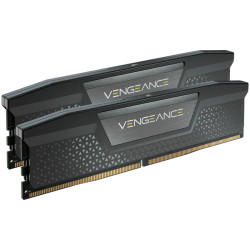 CORSAIR DDR5, 6400MT/s 64GB 2x32GB DIMM, 32-40-40-84, Std PMIC, XMP 3.0, VENGEANCE DDR5 Black Heatspreader, 1.4V - 1
