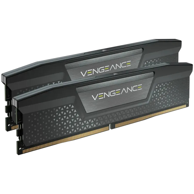 CORSAIR DDR5, 6400MT/s 64GB 2x32GB DIMM, 32-40-40-84, Std PMIC, XMP 3.0, VENGEANCE DDR5 Black Heatspreader, 1.4V - 1