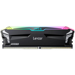 Lexar 32GB Kit (2x16GB) Ares DDR5 6000 CL32 1.35V heatsink, Non-RGB lighting, Dual pack, Black Color - 1
