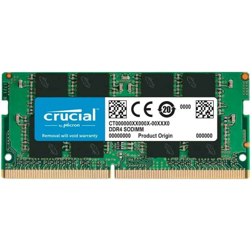 Crucial 16GB DDR4-3200 SODIMM CL22 (8Gbit/16Gbit) - 1