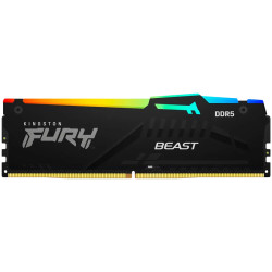Kingston 64GB 5600MT/s DDR5 CL36 DIMM (Kit of 2) FURY Beast RGB - 2