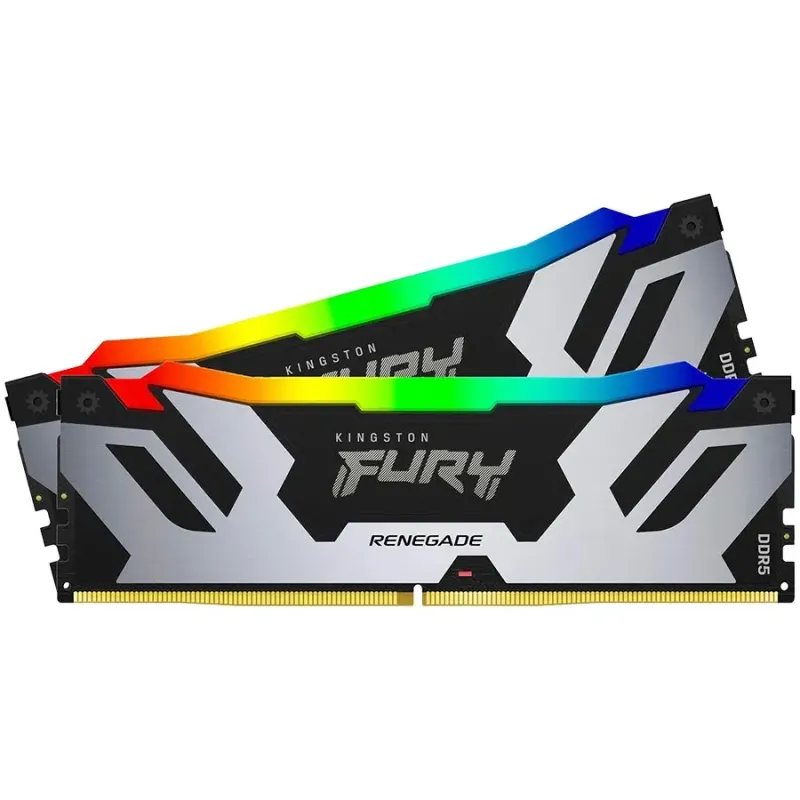 Kingston DRAM 32GB 6400MT/s DDR5 CL32 DIMM (Kit of 2) FURY Renegade RGB XMP - 1