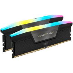 CORSAIR VENGEANCE RGB DDR5 64GB (2 x 32GB) DDR5 6400 CL42-52-52-104 1.35V Intel XMP - BLACK - 2