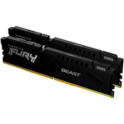 Kingston 64GB 5600MT/s DDR5 CL36 DIMM (Kit of 2) FURY Beast Black - 1