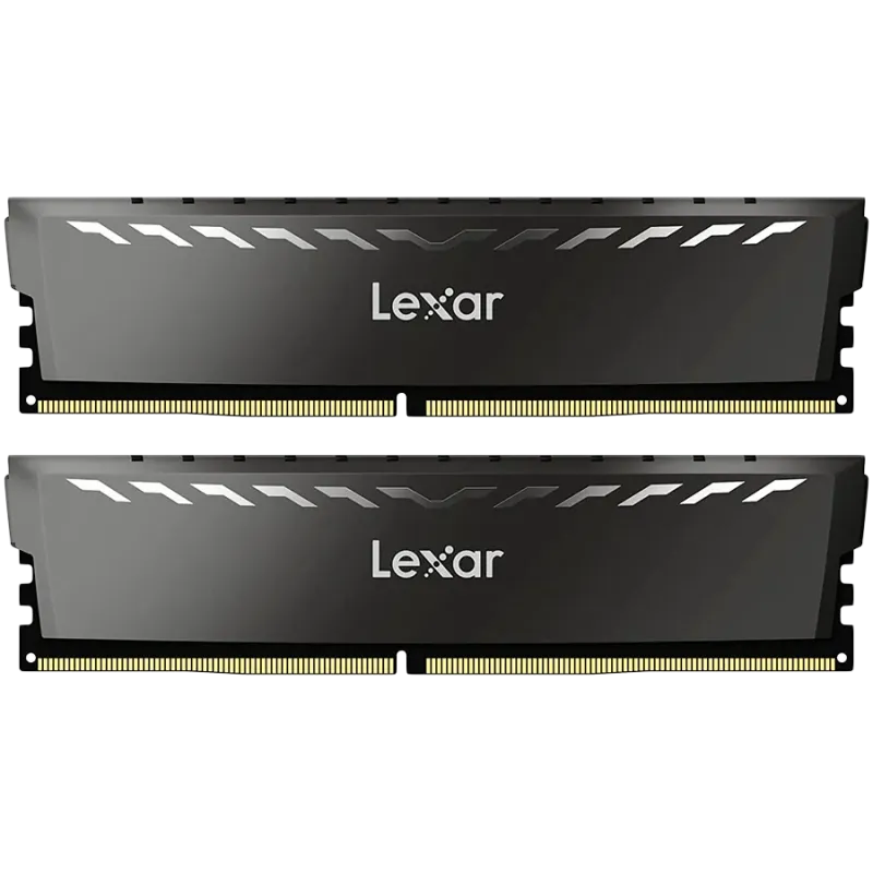 Lexar 2x16GB THOR DDR4 3200 UDIMM XMP Memory with heatsink. Dual pack - 1