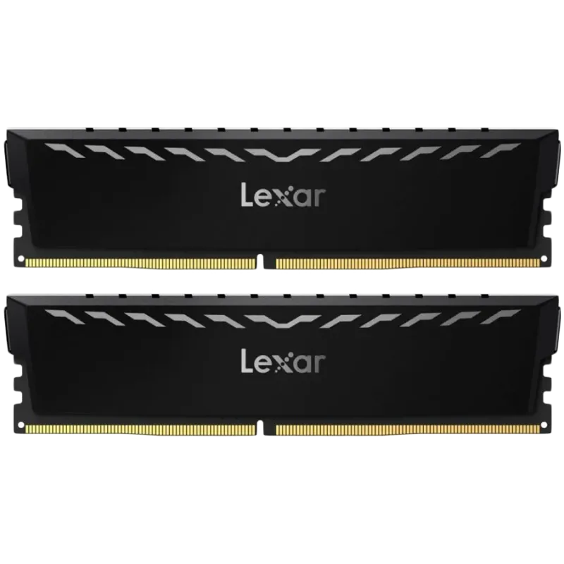Lexar 2x8GB THOR DDR4 3600 UDIMM XMP Memory with Black heatsink. Dual pack - 1