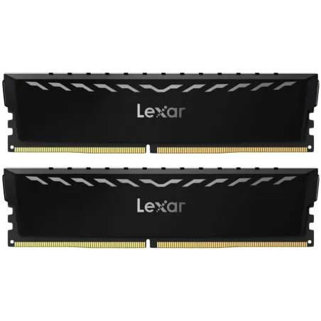 Lexar 2x8GB THOR DDR4 3600 UDIMM XMP Memory with Black heatsink. Dual pack - 1