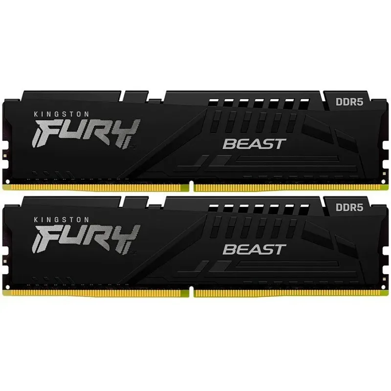Kingston 32GB 6000MT/s DDR5 CL30 DIMM (Kit of 2) FURY Beast Black EXPO - 1