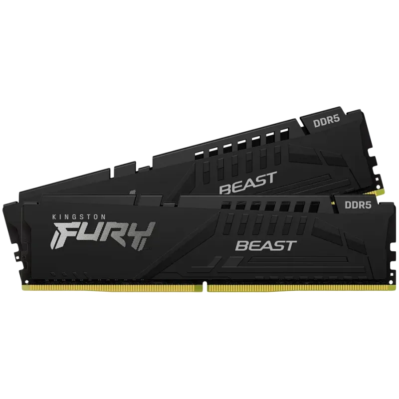 Kingston 32GB 6000MT/s DDR5 CL36 DIMM (Kit of 2) FURY Beast Black EXPO - 1