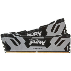 Kingston DRAM 32GB 6400MT/s DDR5 CL32 DIMM (Kit of 2) FURY Renegade Silver XMP - 1