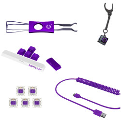 LORGAR KBP70MW, Wireless 65% Mechanical Gaming Keyboard Pro, White, EN layout - 11