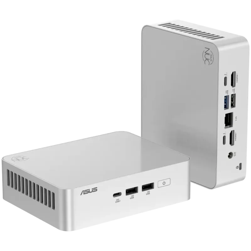 ASUS NUC 15pro+/RNUC15CRSU500002/Intel Ultra 5 225H/Intel Arc graphics/no Storage/no RAM/Intel Wi-Fi 7 BE201/no OS/EU Cord/Kit(L