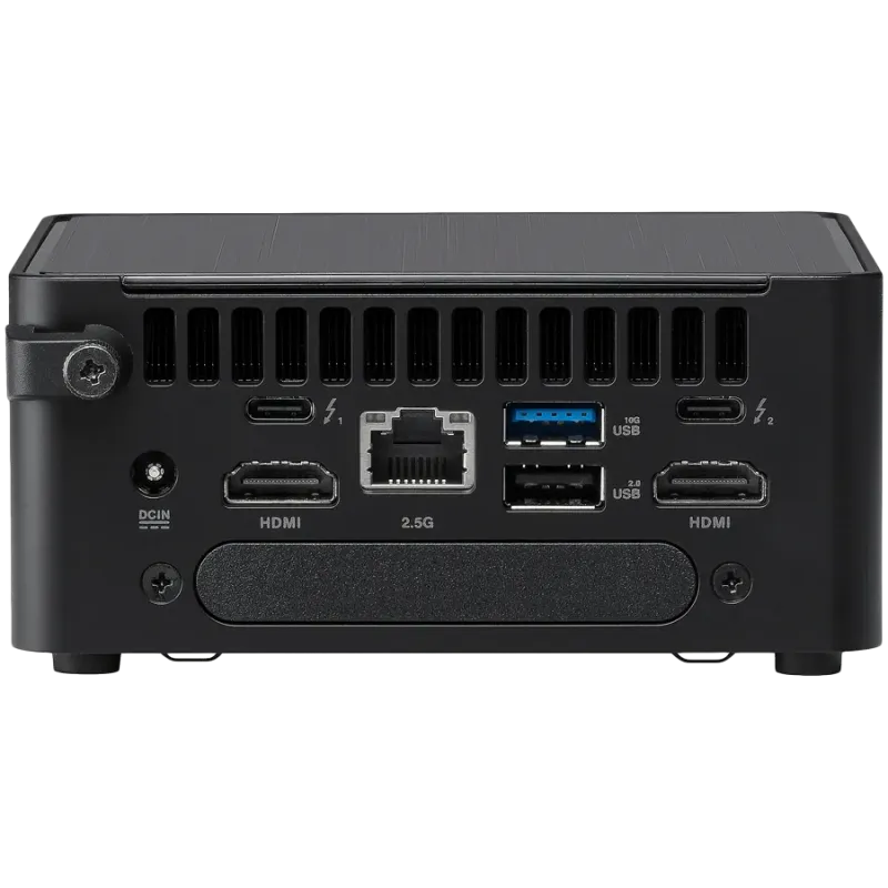 ASUS NUC 14pro/RNUC14RVHU500002I/Intel Ultra 5 125H/Intel Arc graphics/4xUSB/M.2 22x80 NVMe 22x42 NVMe/2.5'' SATA slot/2,5Gbe LA