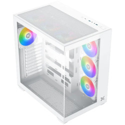 Aqua V Air Arctic (White, ATX, U3x2+Type C, 2PCS TG, 6PCS Z22A Arctic Reverse & 1PC Z22A Arctic & ARGB Remote Control Kit) - 3