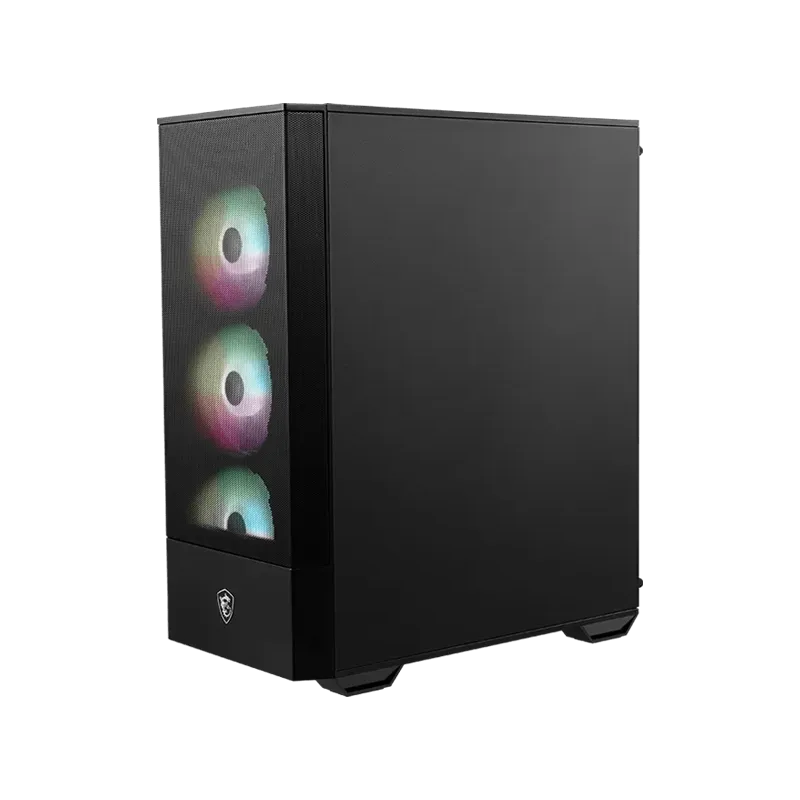 MSI MAG FORGE 112R, Mid-Tower, ATX/M-ATX/ITX, 2x USB 3.2 Gen 1 Type-A, 1x Audio/1x Mic, Insta-light Loop Button, ARGB Hub, 4x 12