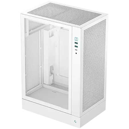 DeepCool CH170 PLUS WH, Mini Tower, Mini-ITX/Micro-ATX, 2xUSB3.0, 1xType-C Gen 2, 1xAudio/Mic, Mesh Panel, White, R-CH170-WHNGM0