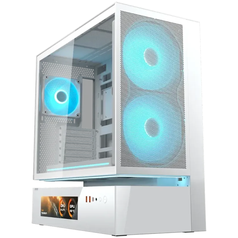 COUGAR CFV235 Mesh Vision PC Case, Mid Tower, White - 1