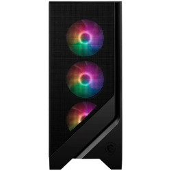 MSI MAG FORGE 120A AIRFLOW, Mid-Tower, ATX/M-ATX/ITX, 2x USB 3.2 Gen 1 Type-A, 1x Audio/1x Mic, LED On/Off Button, ARGB Hub, 6x 