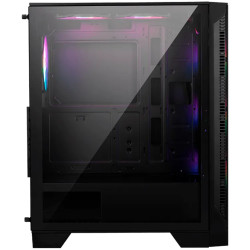 MSI MAG FORGE 120A AIRFLOW, Mid-Tower, ATX/M-ATX/ITX, 2x USB 3.2 Gen 1 Type-A, 1x Audio/1x Mic, LED On/Off Button, ARGB Hub, 6x 