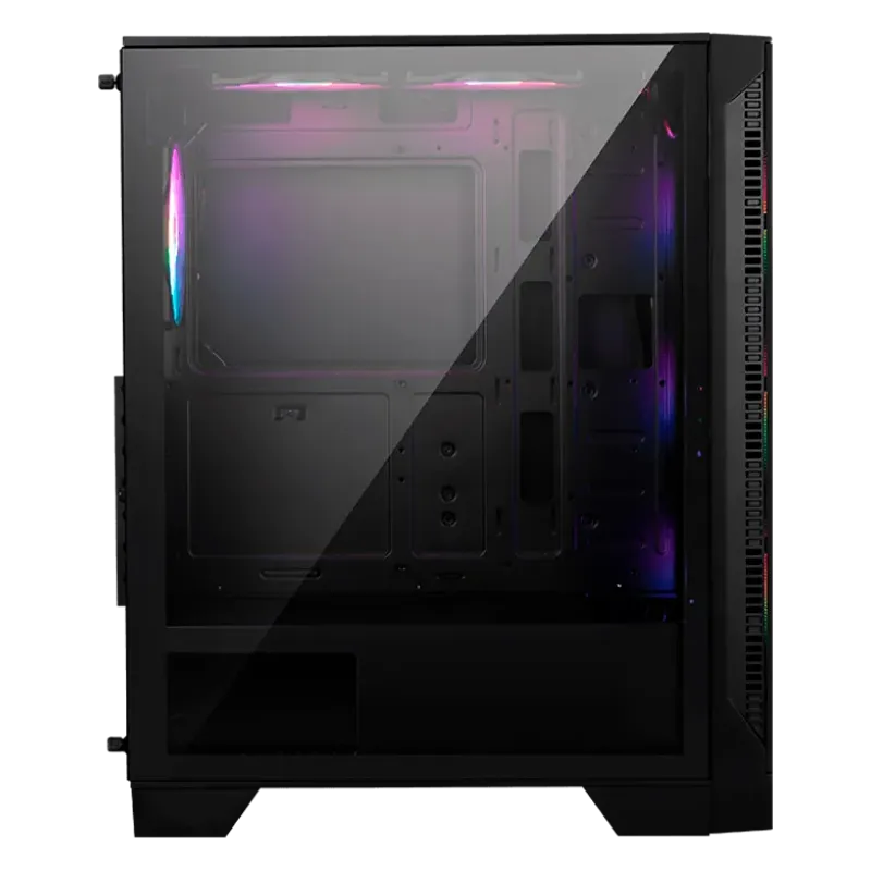 MSI MAG FORGE 120A AIRFLOW, Mid-Tower, ATX/M-ATX/ITX, 2x USB 3.2 Gen 1 Type-A, 1x Audio/1x Mic, LED On/Off Button, ARGB Hub, 6x 