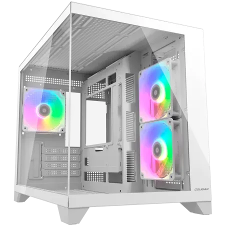 COUGAR FV150 Mini RGB PC Case, Mid tower, White - 1