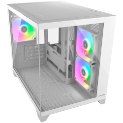 COUGAR FV150 Mini RGB PC Case, Mid tower, White - 2
