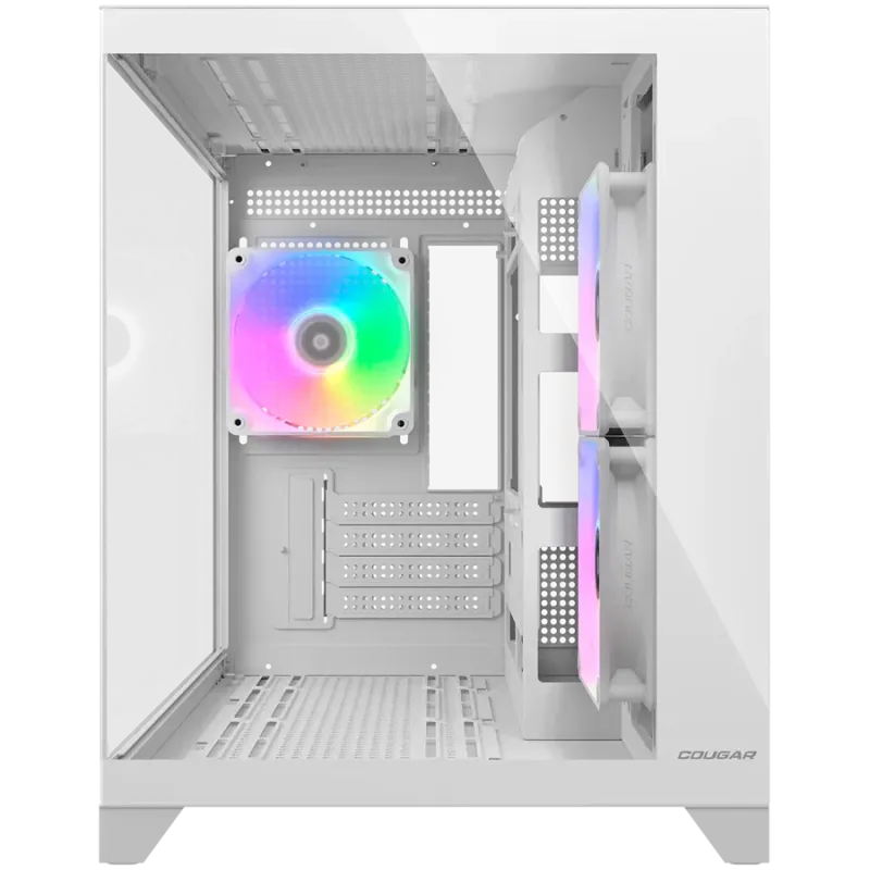 COUGAR FV150 Mini RGB PC Case, Mid tower, White - 1