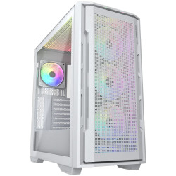 COUGAR UNIFACE RGB PC Case, Mid Tower, White - 1