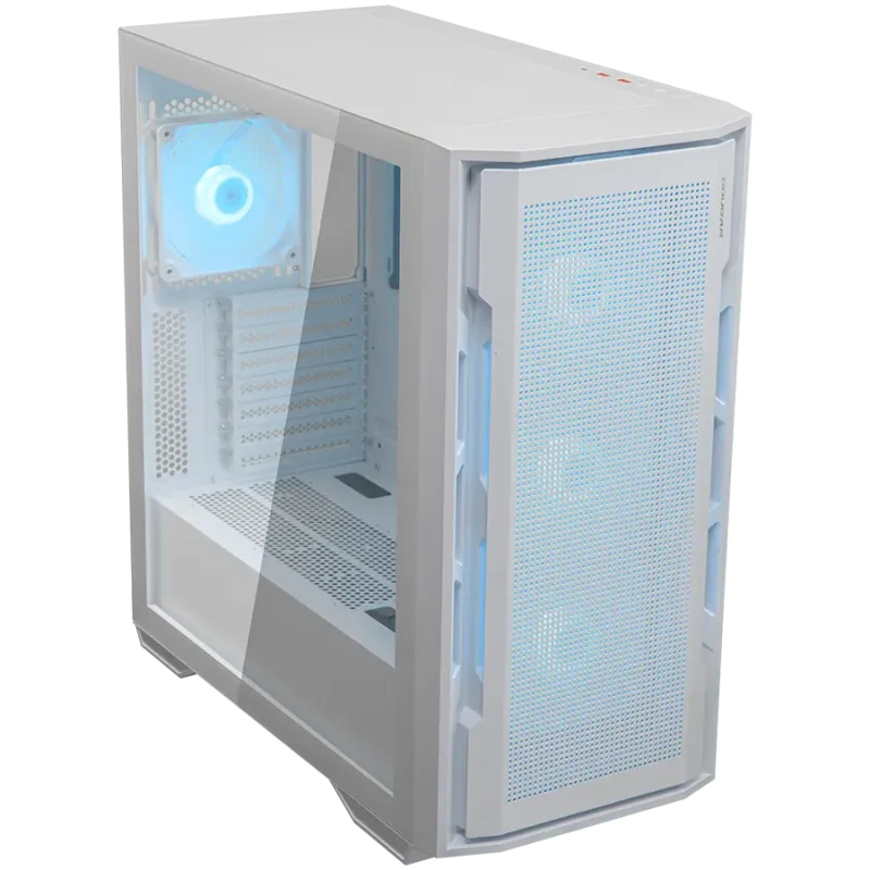 COUGAR UNIFACE RGB PC Case, Mid Tower, White - 1