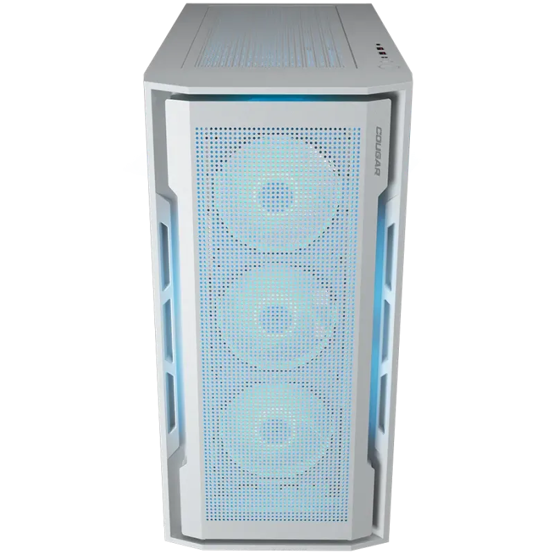 COUGAR UNIFACE RGB PC Case, Mid Tower, White - 1