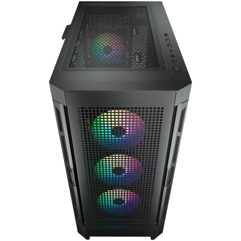 COUGAR DUOFACE PRO RGB PC Case, Mid Tower, Black - 1