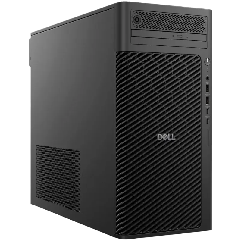 Dell Pro Max Tower T2 (FCT2250), Intel Core Ultra 7 265 (20C, 20T, 30MB cache, up to 5.3GHz), 16GB (1x16GB) DDR5, 512GB M.2 SSD,