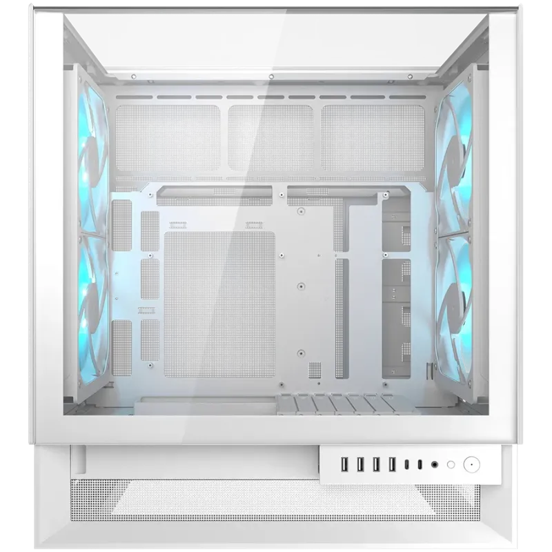 COUGAR OmnyX PC Case, Mid Tower, White - 1