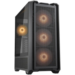 COUGAR MX600 PC Case, Mid Tower, Black - 1