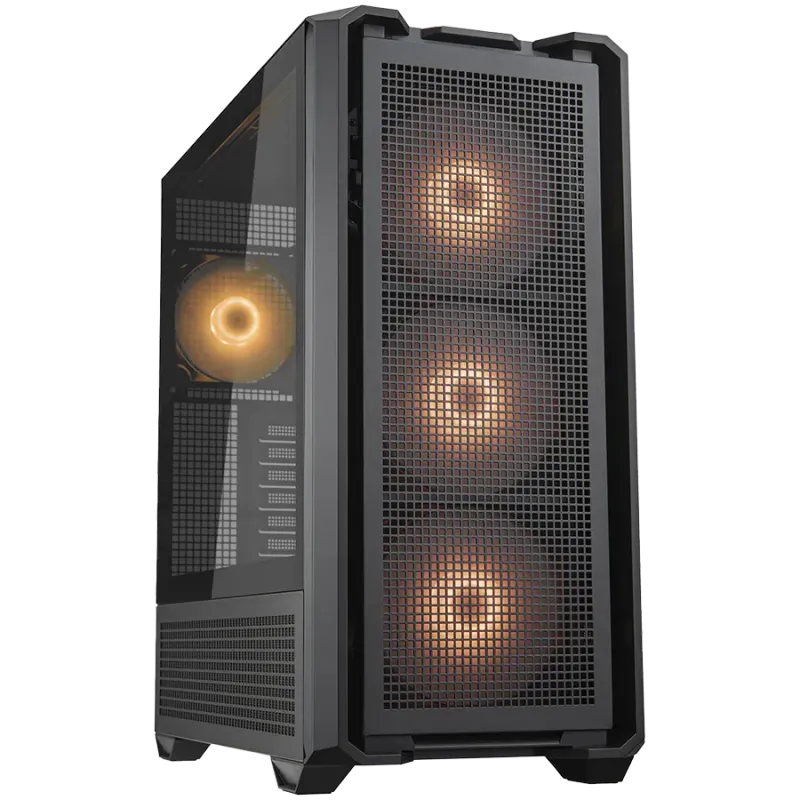 COUGAR MX600 PC Case, Mid Tower, Black - 1