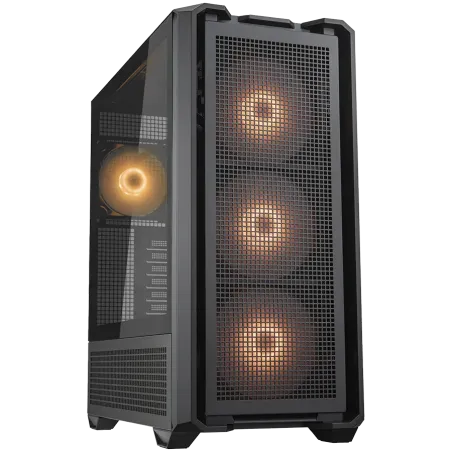 COUGAR MX600 PC Case, Mid Tower, Black - 1